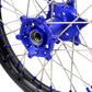 KKE 21"&19" Mx Dirtibke Wheels For YAMAHA YZ125 YZ250 YZ250F YZ450F WR450F Blue Nipples
