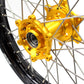 KKE 21" & 19" MX WHEELS RIMS SET FOR SUZUKI RMZ250 2007-2019 RMZ450 2005-2019 GOLD CNC HUBS OFF ROAD MOTORCYCLE RIMS - KKE Racing