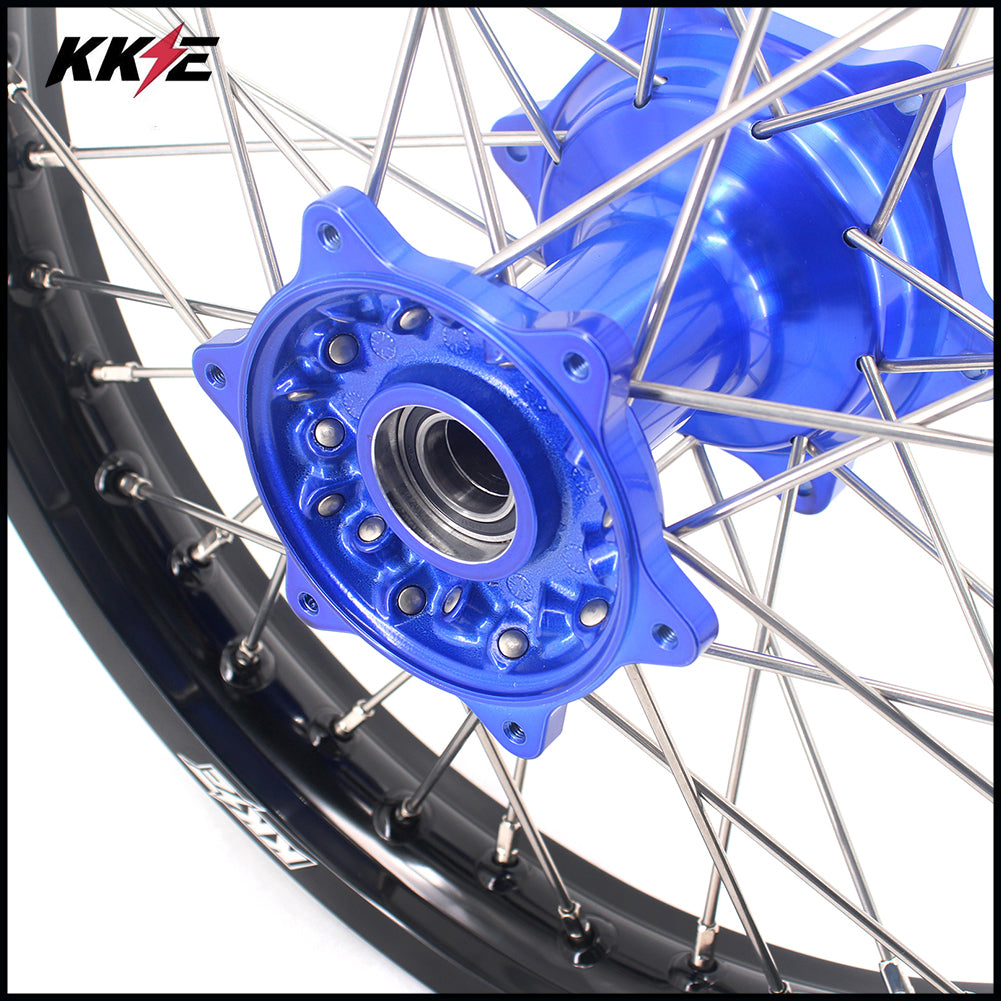 KKE 21 & 18 Cast Enduro Wheels For YAMAHA YZ250F 2001-2015 YZ450F 2003-2015
