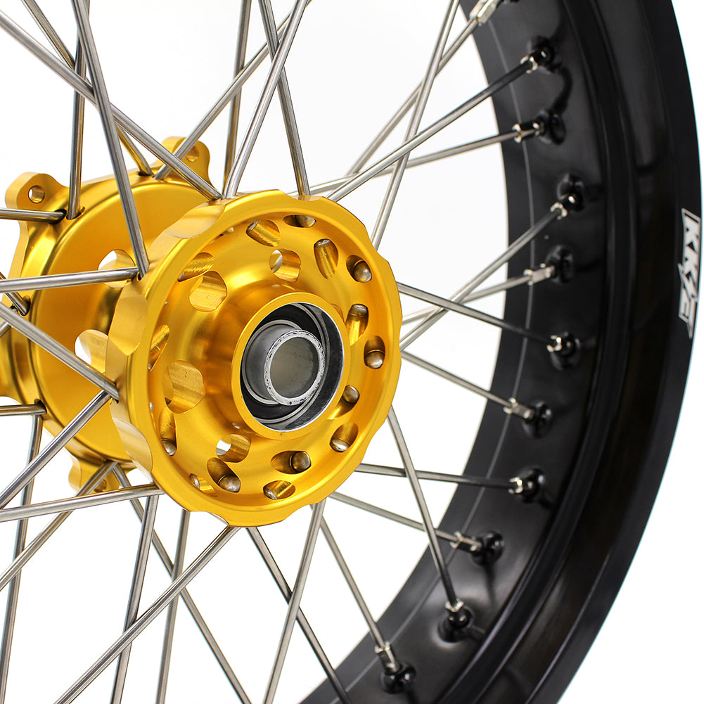KKE 17Inch Supermoto Dirtbike Wheels For SUZUKI DRZ400SM 2005-2022
