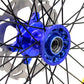 KKE 21"&19" Mx Dirtbike Cast Wheels For YAMAHA YZ125 YZ250 1999-2016 YZ250F YZ450F 2003-2015 Gold Rim Black Spokes With Disc