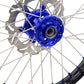 KKE 21"&18" Enduro Diretibke Wheels For YAMAHA YZ125 YZ250 1999-2016 YZ250F YZ450F 2003-2015 Blue Nipples With Disc