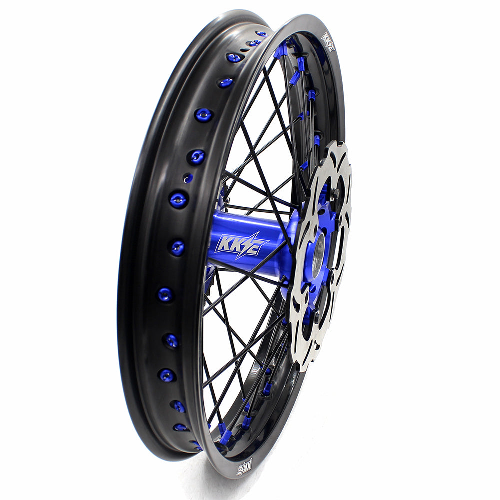 KKE 1.6*21 & 2.15*18 Enduro Spoked Wheels Set For SUZUKI DRZ400SM 2005-2024