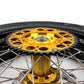 KKE 3.5 & 4.25*17inch Supermoto Rims Tires for SUZUKI RMZ250 2007-2024 RMZ450 2005-2024 Gold