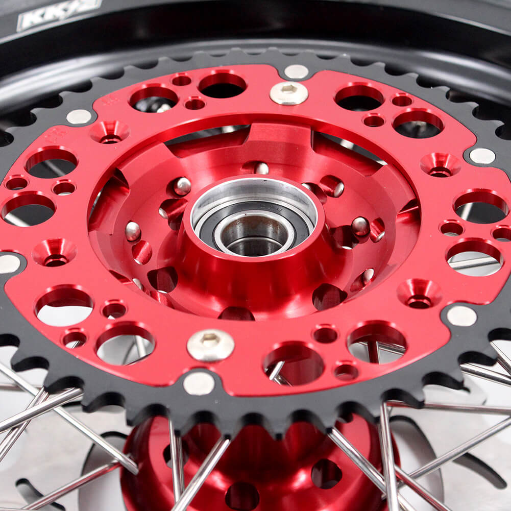 KKE CRF250X 2004-2017 CRF450X 2005-2017 3.5/4.25 SUPERMOTO WHEELS SET CST TIRE FIT HONDA MOTARD RIMS - KKE Racing