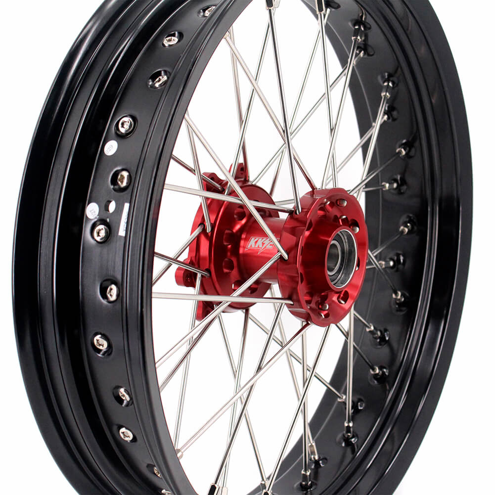 KKE 17 Inch Supermoto Spoke Alloy Wheels Rims For HONDA CRF250L 2013-2020