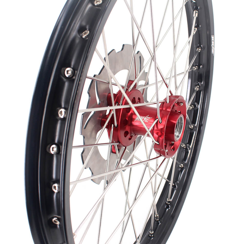 KKE 21&18 21&19 Wheels for HONDA CR125R 1998-2001 CR250R 1997-2001 Red&Black