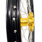 KKE 21" 19" Mx Diretibke Wheels For YAMAHA YZ125 YZ250 1999-2016 YZ250F YZ450F 2003-2015 Gold&Black With Disc