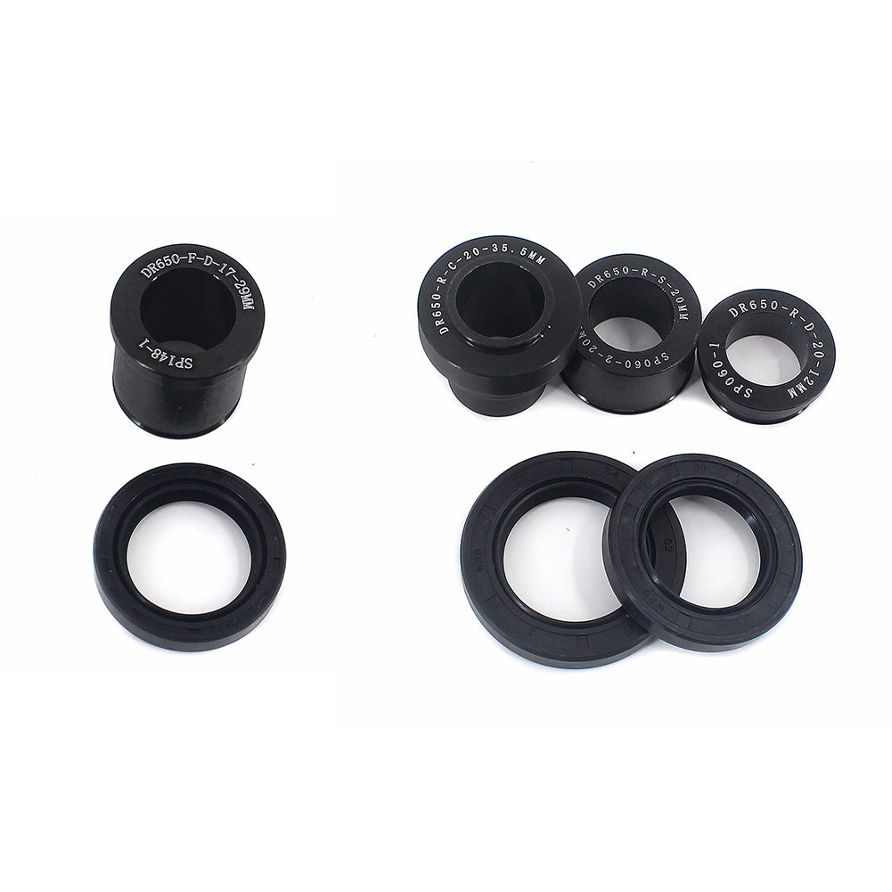 KKE Replacement Front & Rear Black Spacers for SUZUKI DR650SE Cush Drive Wheels 1996-2021