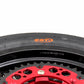 KKE 17 Inch Supermoto Wheels Tires for SUZUKI RMZ250 2007 RMZ450 2005-2022 Red