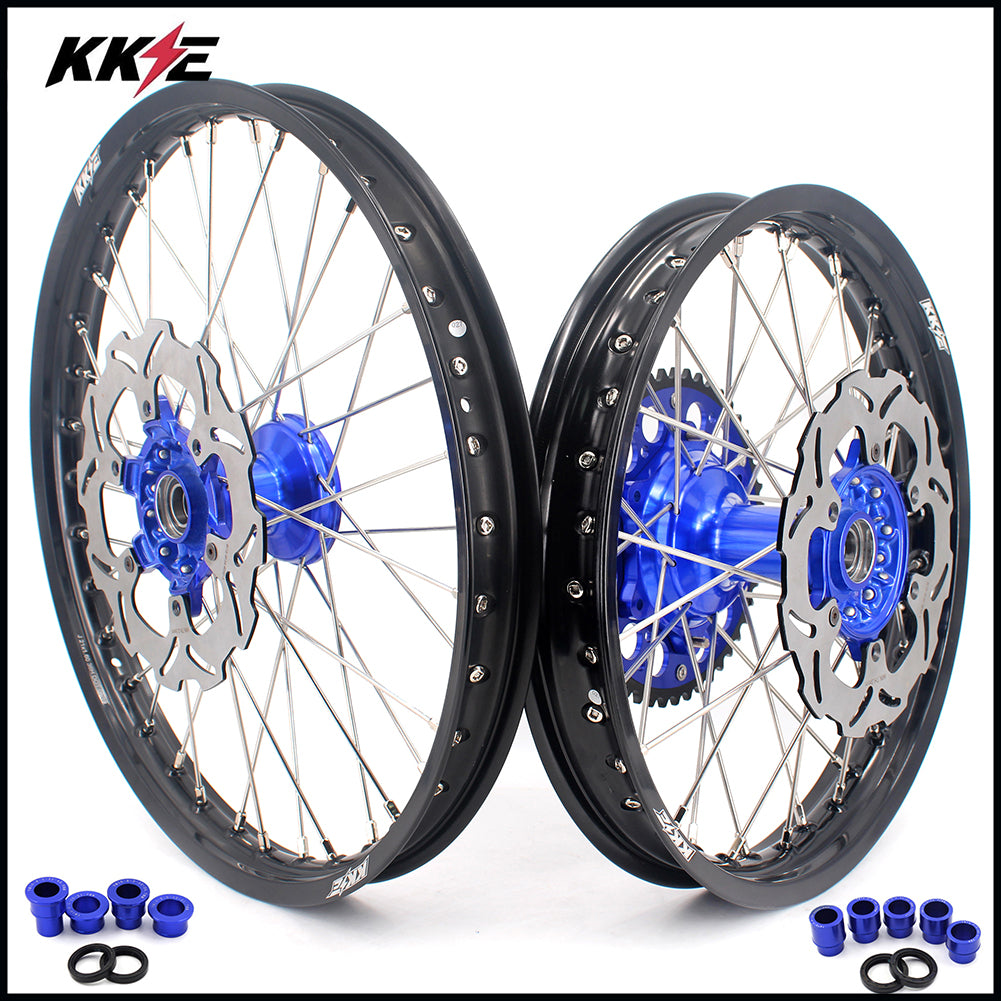 KKE 21 & 18 Cast Enduro Wheels For YAMAHA YZ250F 2001-2015 YZ450F 2003-2015
