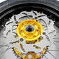 KKE 3.5 & 4.25*17inch Supermoto Rims Tires for SUZUKI RMZ250 2007-2024 RMZ450 2005-2024 Gold