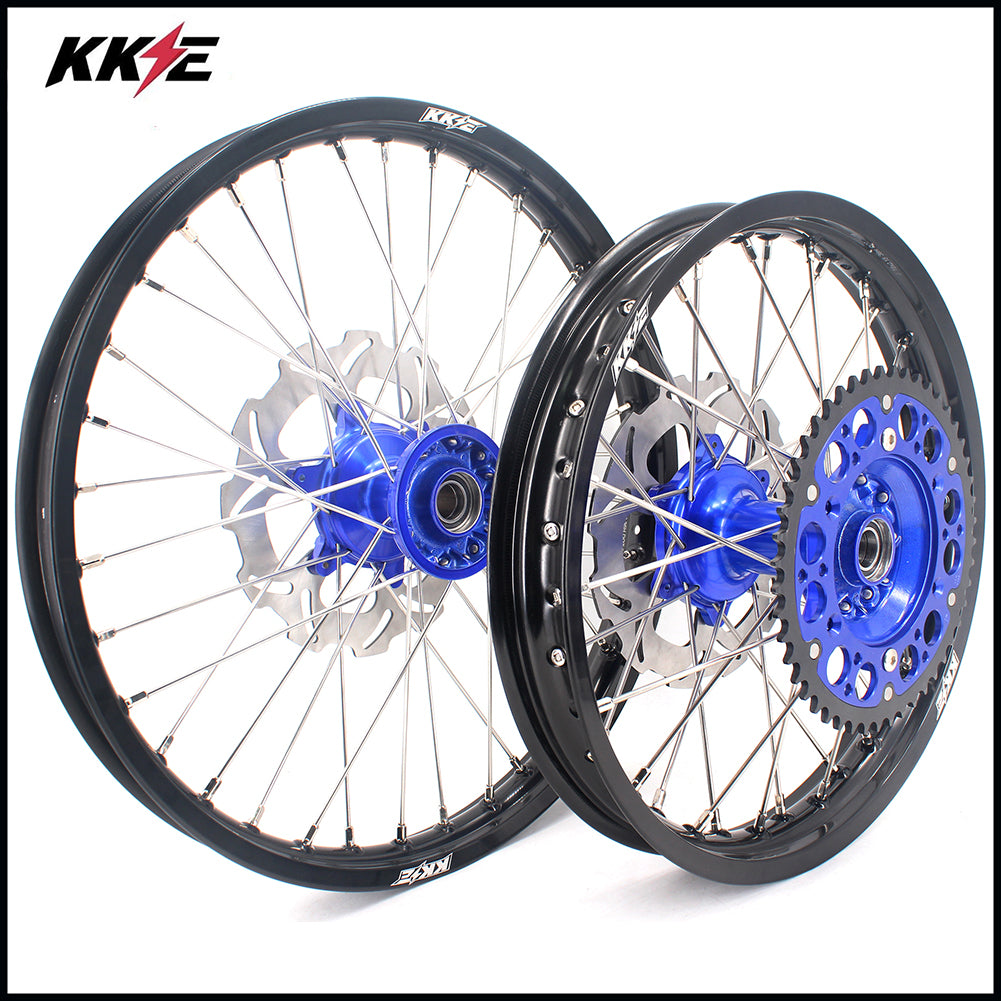 KKE 21 & 18 Cast Enduro Wheels For YAMAHA YZ250F 2001-2015 YZ450F 2003-2015