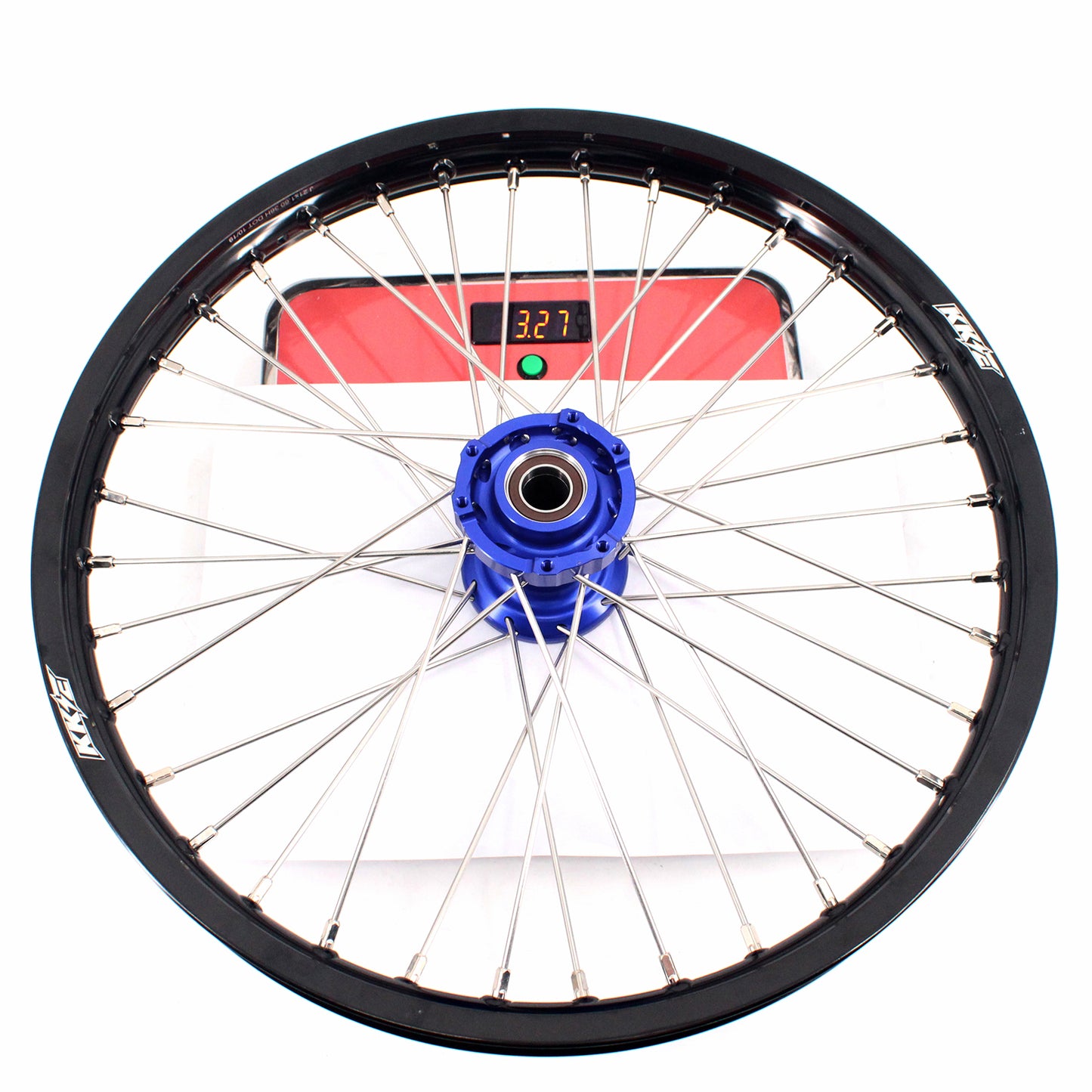 KKE 21 & 18 Enduro Rims for TM EN MX SMR 125-300 Blue Hub Black Rims