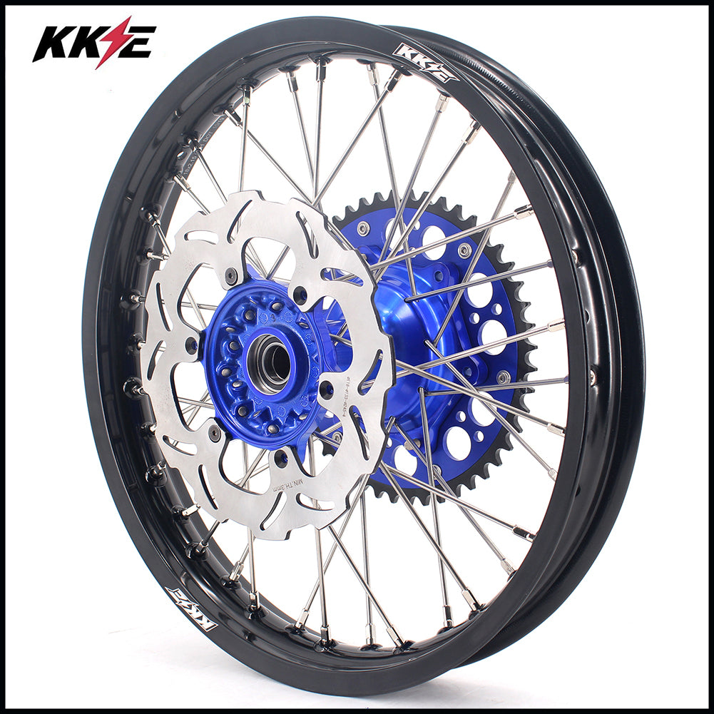 KKE 21 & 18 Cast Enduro Wheels For YAMAHA YZ250F 2001-2015 YZ450F 2003-2015