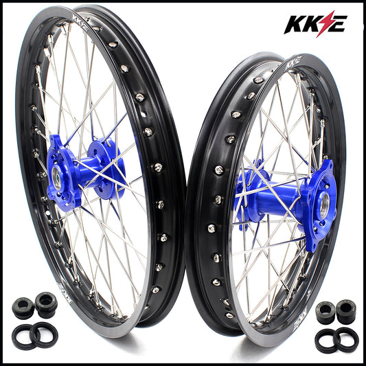 KKE 17 & 14 YZ80 1990-2001 YZ85 2002-2023 Kids Wheels for Yamaha Blue Hub