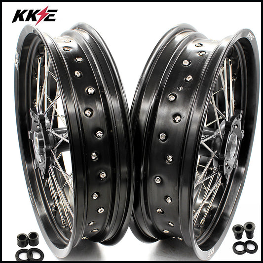 KKE 3.5/4.25*17" For SUZUKI DRZ400 DRZ400E DRZ400S DRZ400SM Supermoto Wheels