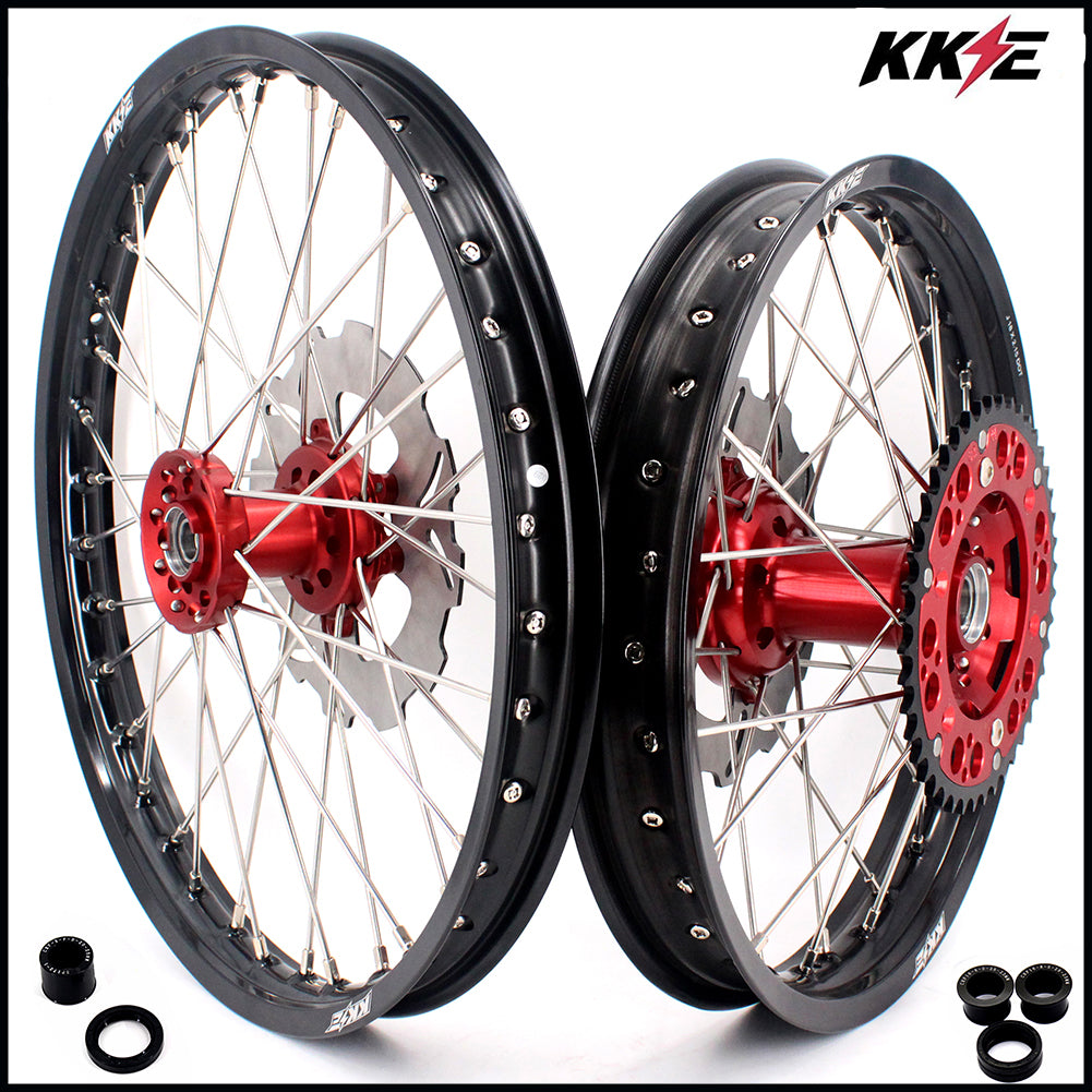 KKE 21in. 18in. Motorcycle Alloy Wheels For HONDA CRF250X 2004-2018 CRF450X 2005-2018