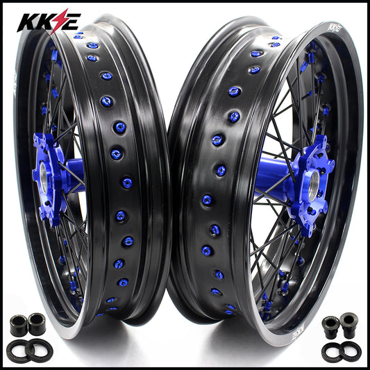 KKE 3.5/4.25*17" Supermoto Wheels For SUZUKI DRZ400 DRZ400E DRZ400S