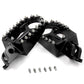 KKE CNC RED BLACK BLUE GREEN SILVER ALUMINUM FOOTPEGS FOR HONDA CRF250R CRF450R CRF450R CRF450X 02-19 CR125R CR250R 02-07 CRF150R 07-17 - KKE Racing
