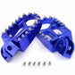 KKE CNC BILLET FOOTPEGS PEDALS FOR KTM 125-530 2001-2015 HUSABERG FE 450 570 08-14 ORANGE BLUE BLACK SILVER - KKE Racing