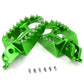 KKE CNC RED BLACK BLUE GREEN SILVER ALUMINUM FOOTPEGS FOR HONDA CRF250R CRF450R CRF450R CRF450X 02-19 CR125R CR250R 02-07 CRF150R 07-17 - KKE Racing