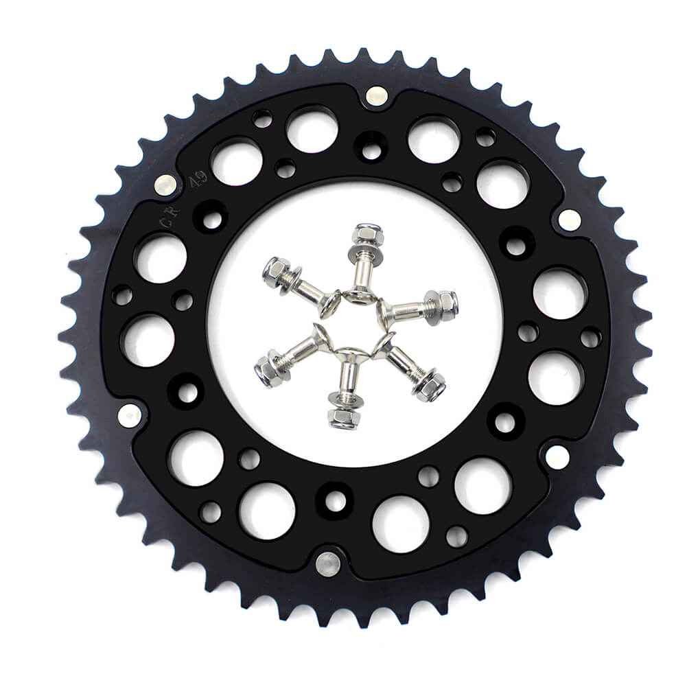 KKE BLACK REAR 50T/51T SPROCKET FOR HONDA CRF250R CRF450R CRF250X CRF450X - KKE Racing