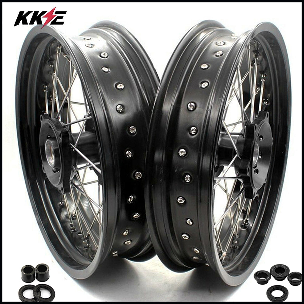 KKE 3.5/4.25 CUSH Drive Supermoto For SUZUKI DR650SE 1996-2020 Spoked Wheel Rim