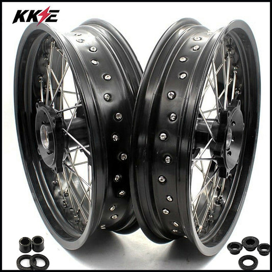 KKE 3.5/4.25 CUSH Drive Supermoto For SUZUKI DR650SE 1996-2020 Spoked Wheel Rim
