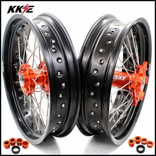 KKE 3.5 & 5.0 Supermoto Wheels for KTM SX SXF XCW XCF XC EXC EXCF EXCW