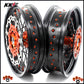 KKE 3.5 & 5.0 Supermoto Wheels for KTM SX SX-F XC XC-F EXC 2003-2022 Orange Black