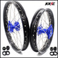 KKE 19 & 16 Spoked Kid's Wheels Rims Set for Kawasaki KX80 KX85 Blue