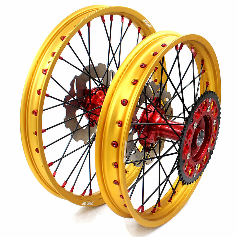 KKE CRF250R 2014 CRF450R 2013-2014 MX CASTING WHEELS SET FIT HONDA DRITBIKE FRONT REAR 240MM DISC - KKE Racing