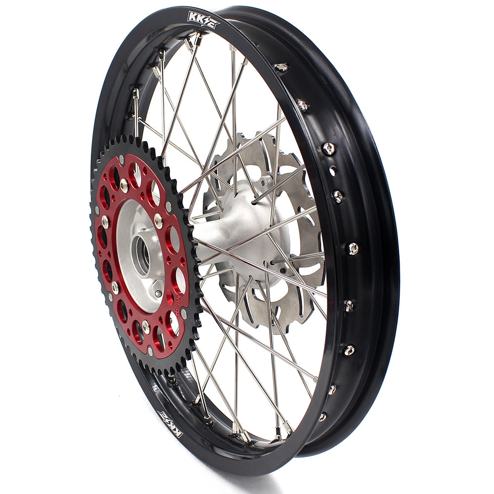 KKE 21in. 19in. Casting Spoked Wheels Rims Set For HONDA CR125R 1998-2001 CR250R 1997-2001