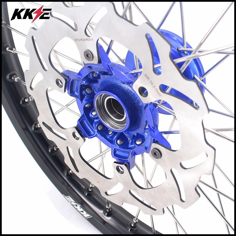 KKE 21 & 18 Cast Enduro Wheels For YAMAHA YZ250F 2001-2015 YZ450F 2003-2015