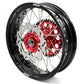 KKE 17 inch Supermoto Wheels Rims for HONDA XR650L 1993-2021 Red Hub Discs