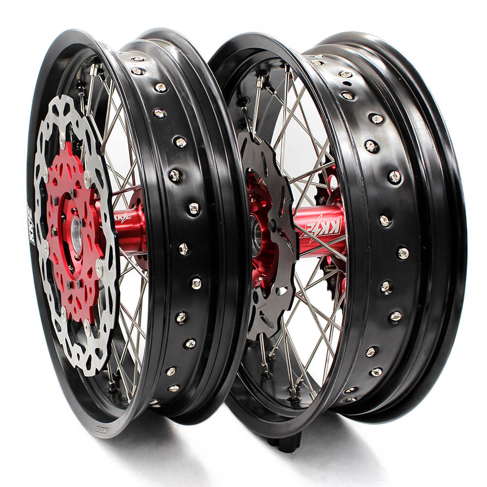 KKE 3.5/4.25*17in. XR400R 1996-2004 XR600R 1991-2000 Supermoto Wheels For Honda