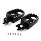 KKE CNC RED BLACK BLUE GREEN SILVER ALUMINUM FOOTPEGS FOR HONDA CRF250R CRF450R CRF450R CRF450X 02-19 CR125R CR250R 02-07 CRF150R 07-17 - KKE Racing