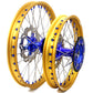 KKE 21"&19" Mx Dirtbike Casting Wheels For YAMAHA YZ125 YZ250 1999-2016 YZ250F YZ450F 2003-2015 Gold Rim With Disc