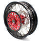 KKE 3.5 & 4.25*17in. Supermoto Wheels Rims for Honda XR650R 2000-2008 Disc Red