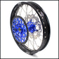 KKE 21"&19" Mx Dirtibke Wheels Rim For YAMAHA YZ125 YZ250 1999-2016 YZ250F YZ450F 2003-2015 Blue&Black With Disc