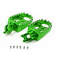 KKE CNC RED BLACK BLUE GREEN SILVER ALUMINUM FOOTPEGS FOR HONDA CRF250R CRF450R CRF450R CRF450X 02-19 CR125R CR250R 02-07 CRF150R 07-17 - KKE Racing