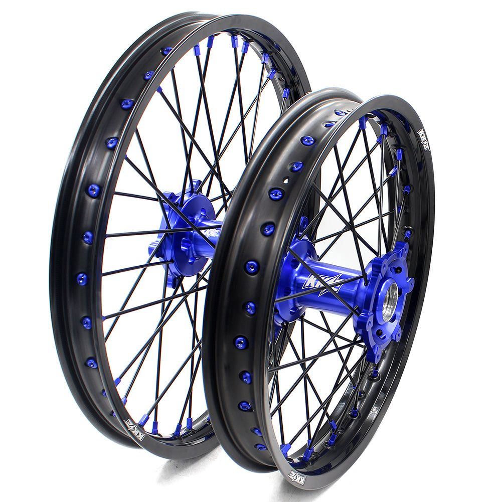 KKE 1.6*21 & 2.15*18 Enduro Spoked Wheels Set For SUZUKI DRZ400SM 2005-2024