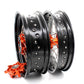 3.5*17/4.5*17 KTM SPOKED CUSH DRIVE WHEELS SET FOR KTM 625 SMC  640 LC4 660 SMC ORANGE HUB - KKE Racing