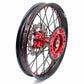 KKE 21 & 19 Casting MX Wheels for Honda CR125R 1998-2001 CR250R 1997 Red Black Disc