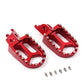 KKE CNC RED BLACK BLUE GREEN SILVER ALUMINUM FOOTPEGS FOR HONDA CRF250R CRF450R CRF450R CRF450X 02-19 CR125R CR250R 02-07 CRF150R 07-17 - KKE Racing