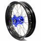 KKE DRZ400 DRZ400S DRZ400E DRZ400SM 3.5/4.25*17 SUPERMOTO WHEELS RIMS SET FIT SUZUKI BLUE CNC HUB - KKE Racing