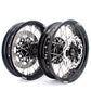 KKE 3.5 & 5.0 17 Inch Wheels for Yamaha WR250F 2001 WR450F 2003-2018 Black