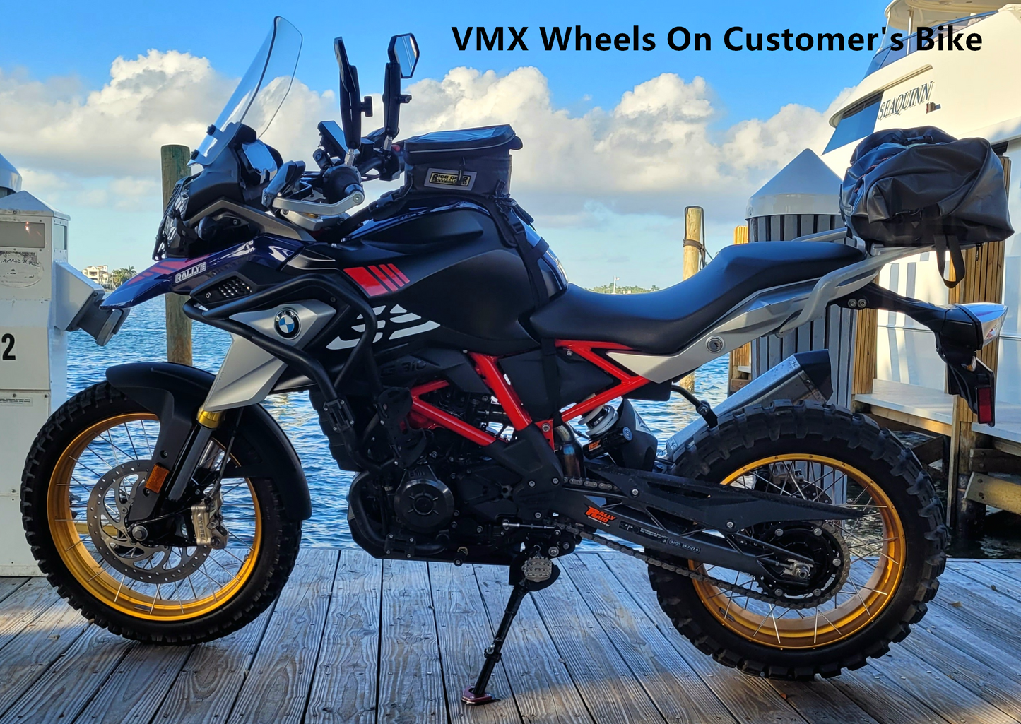 VMX-Racing Fit For BMW G310GS 2016-2024 CUSH Drive Tubeless Spokes VMX-Racing Fit For BMW G310GS 2016-2024 CUSH Drive Tubeless Spokes