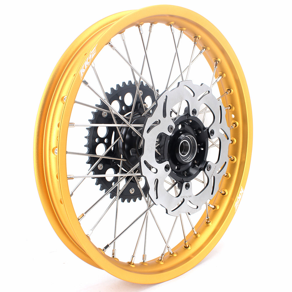 KKE 21 & 18 Enduro Gold Rims For SUZUKI RM125 2001-2007 RM250 2001-2008